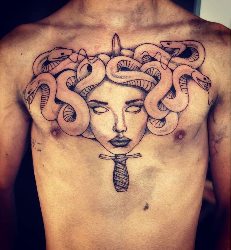 Pretty Chest Tattoos For Men to Inspire You