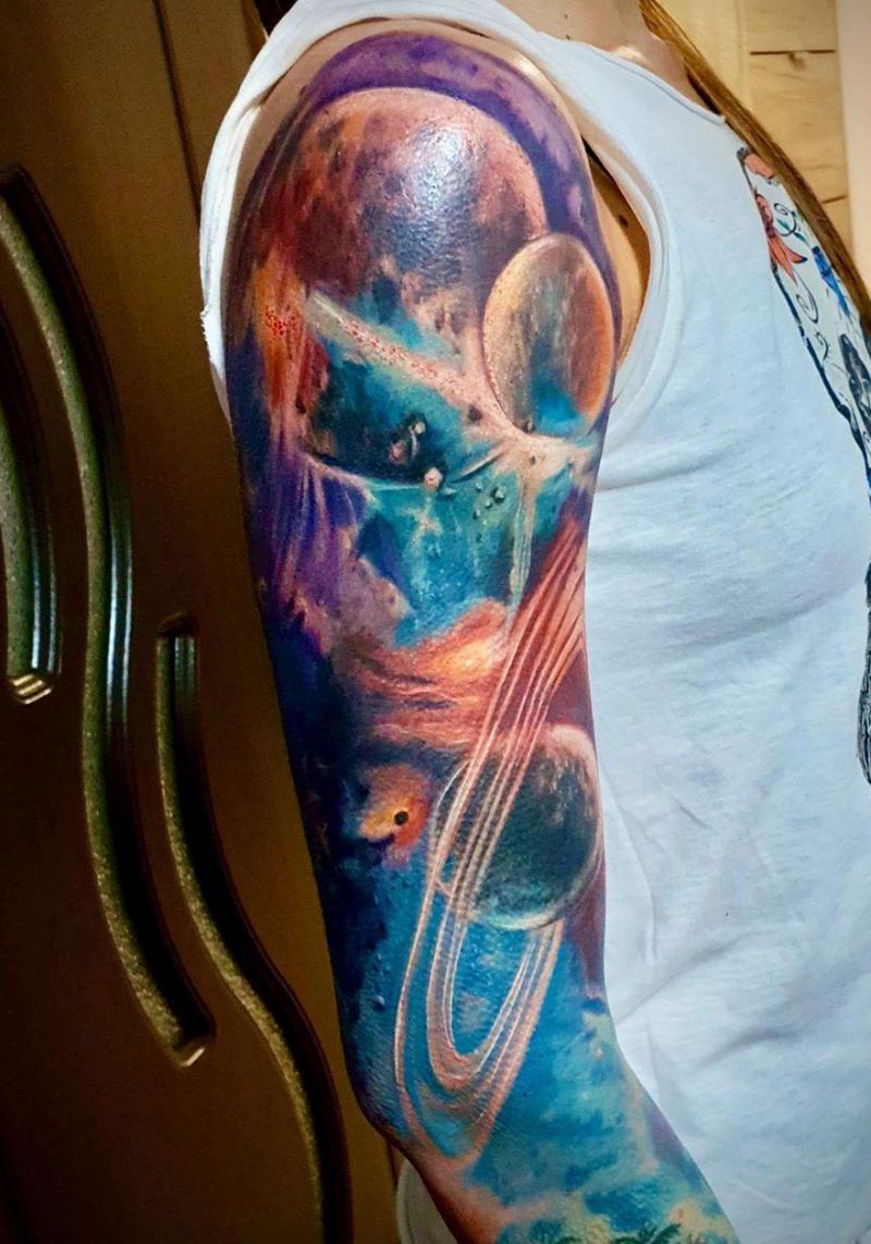 Pretty Galaxy Tattoos You Will Love