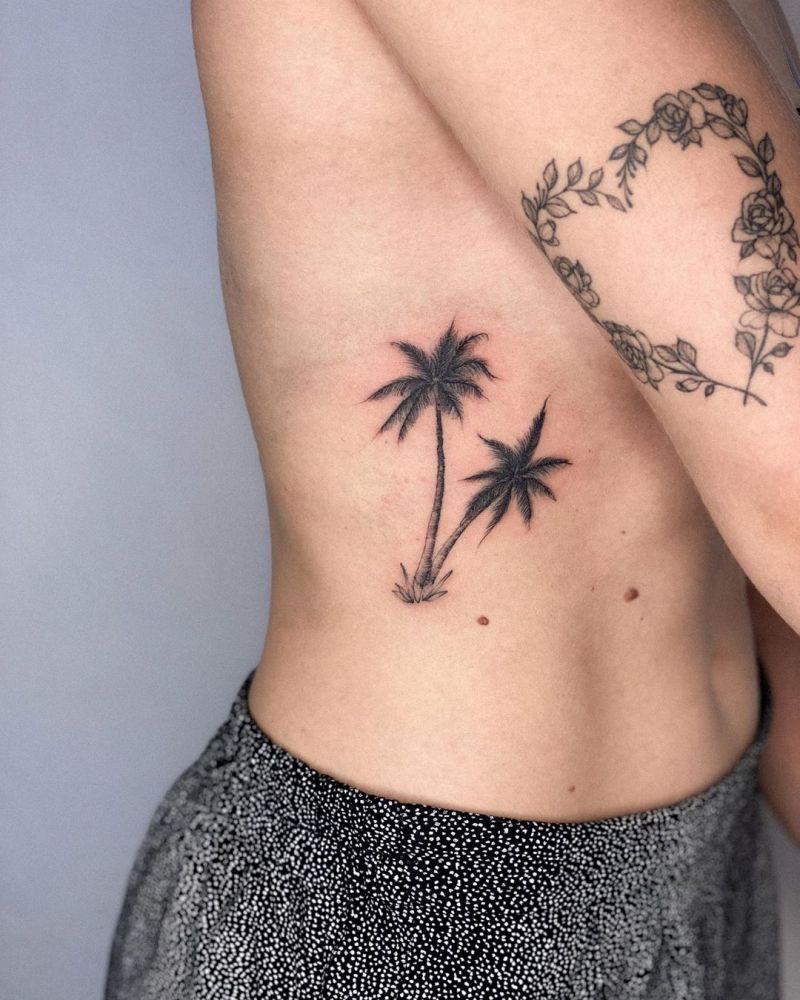 Pretty Palm Tree Tattoos will Make You Want to Try