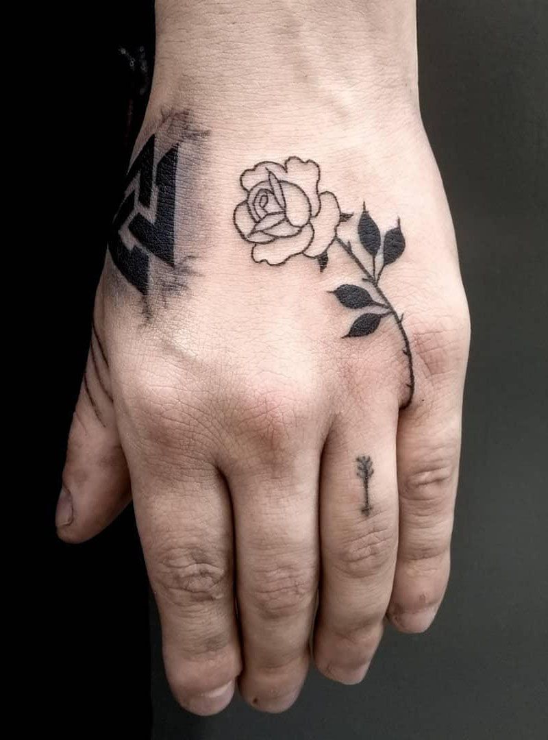 Pretty Rose Tattoos Make Your Life Full of Romance