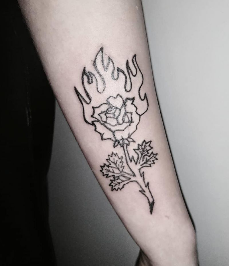 Pretty Fire Tattoos Light Up Your Life