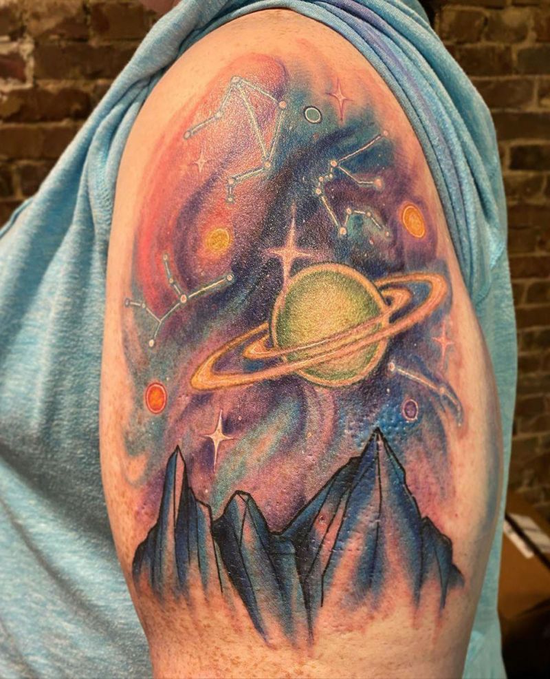 Pretty Galaxy Tattoos You Will Love