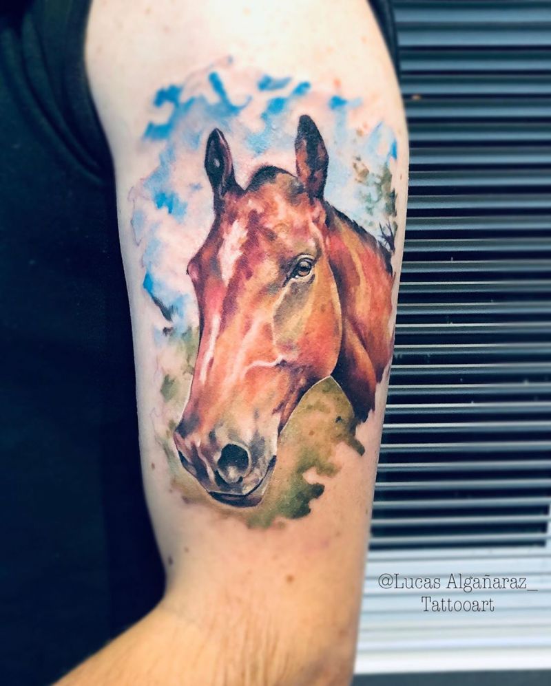 Pretty Horse Tattoos Let You March Forward Courageously