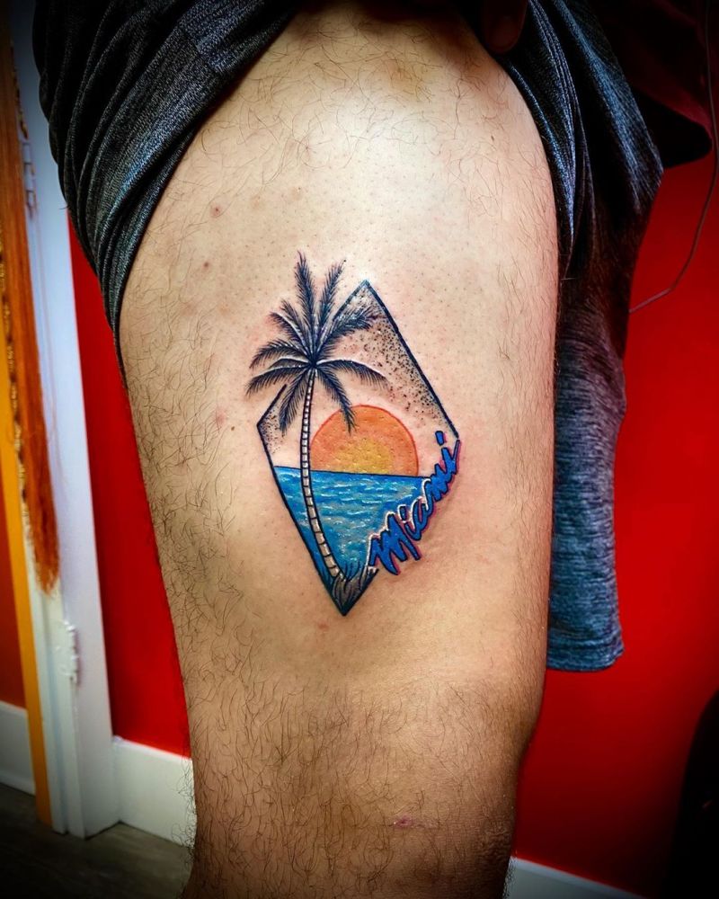 Pretty Palm Tree Tattoos will Make You Want to Try