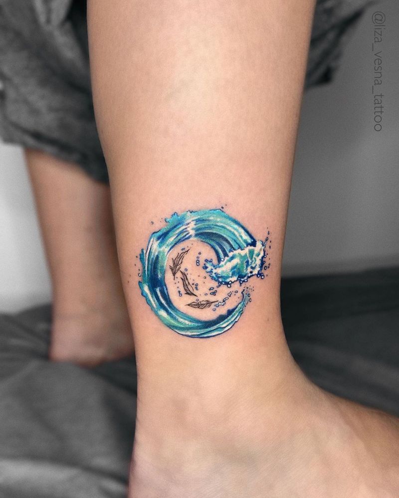 Pretty Wave Tattoos That Give You an Unexpected Feeling