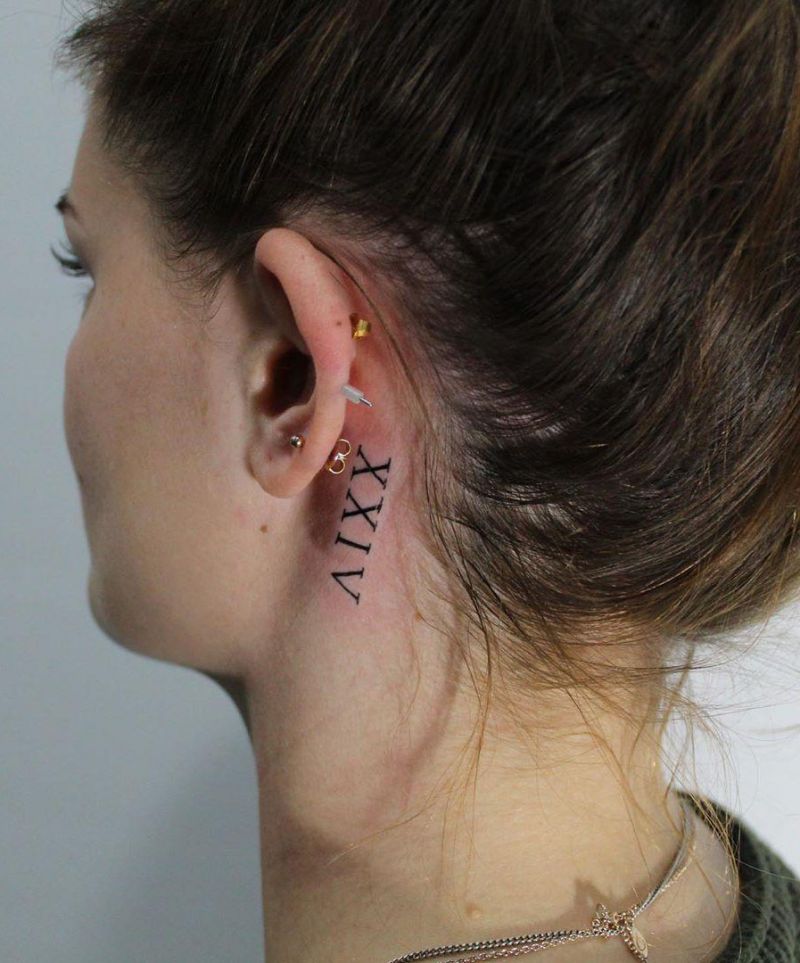 Pretty Behind the Ear Tattoos to Inspire You