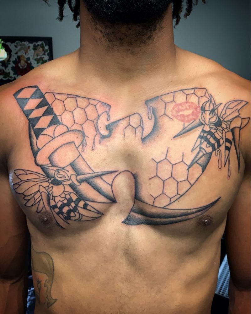 Pretty Chest Tattoos For Men to Inspire You