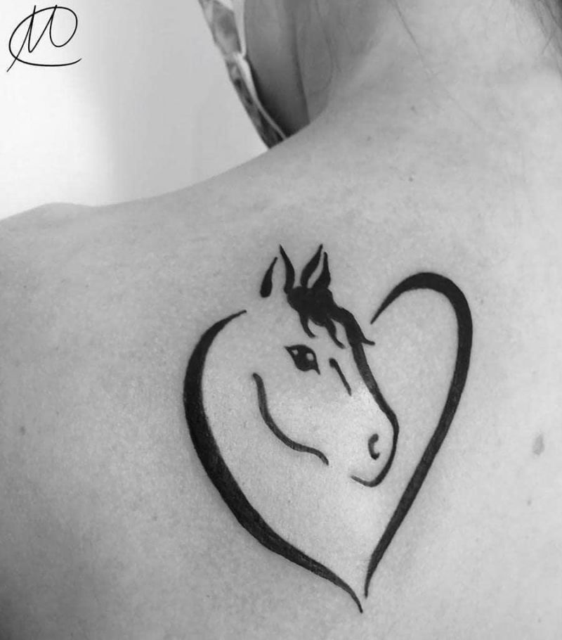 Pretty Horse Tattoos Let You March Forward Courageously