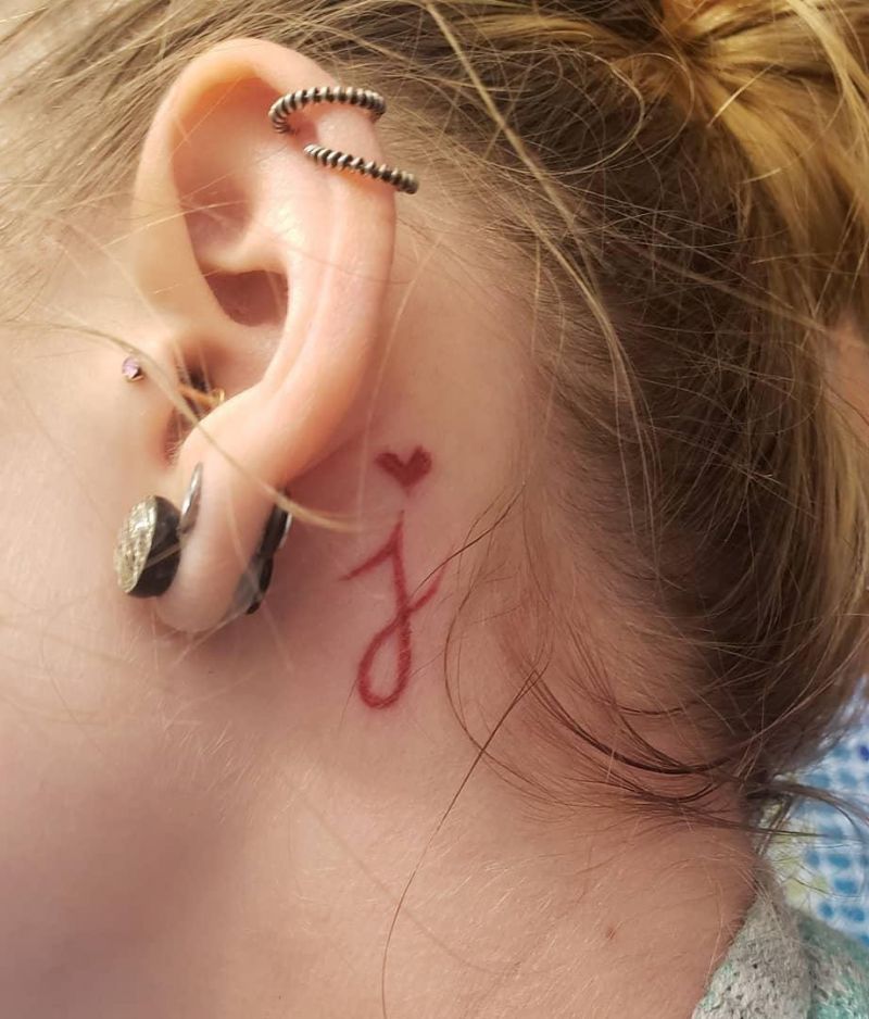 Pretty Behind the Ear Tattoos to Inspire You