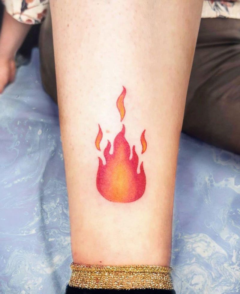 Pretty Fire Tattoos Light Up Your Life