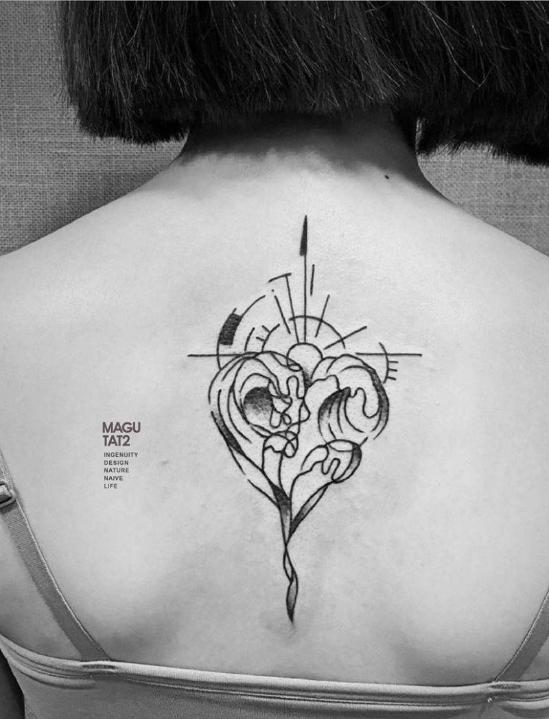 Pretty Wave Tattoos That Give You an Unexpected Feeling
