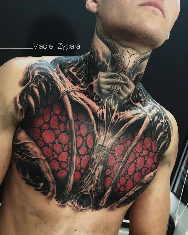 Pretty Chest Tattoos For Men to Inspire You