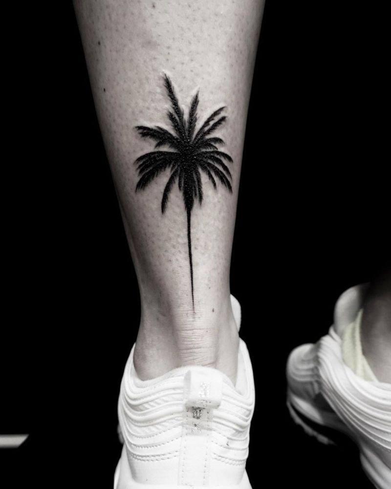 Pretty Palm Tree Tattoos will Make You Want to Try