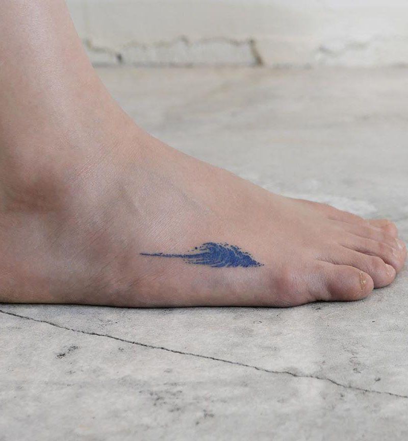 Pretty Wave Tattoos That Give You an Unexpected Feeling