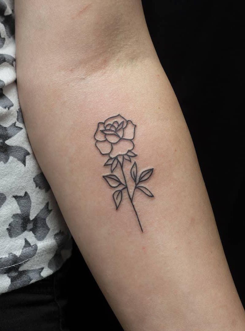 Pretty Rose Tattoos Make Your Life Full of Romance