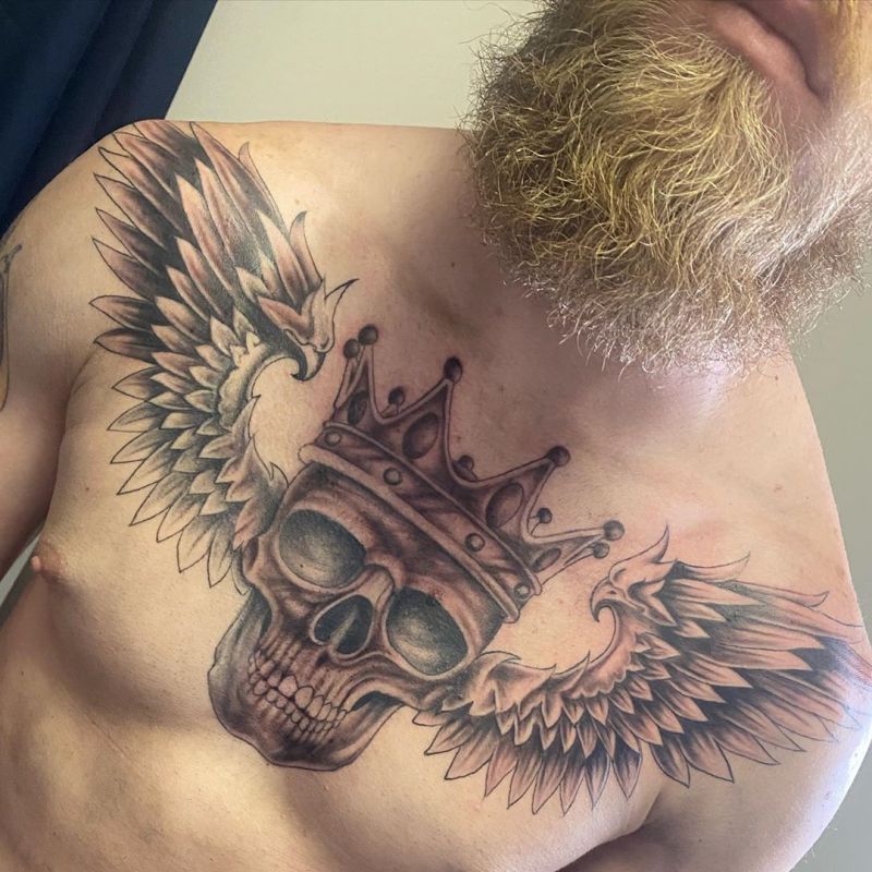 Pretty Chest Tattoos For Men to Inspire You