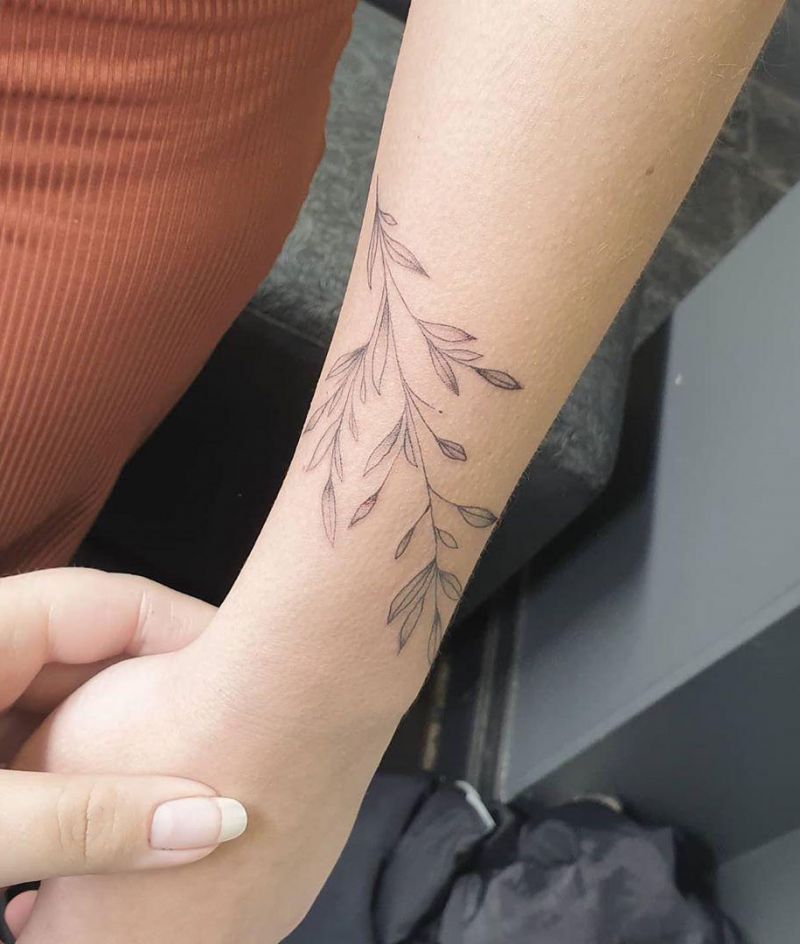 Pretty Leaf Tattoos Make You Elegant and Beautiful