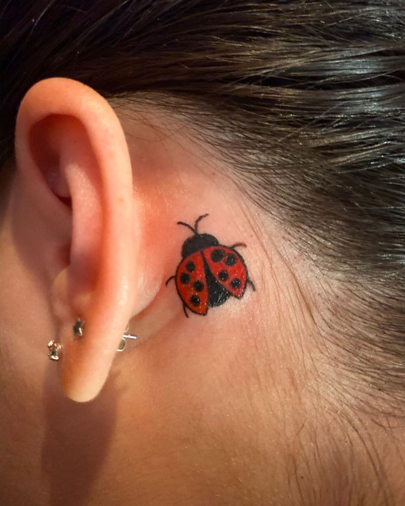 Pretty Behind the Ear Tattoos to Inspire You