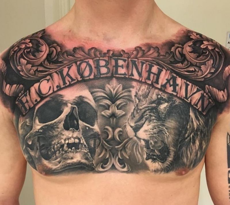 Pretty Chest Tattoos For Men to Inspire You