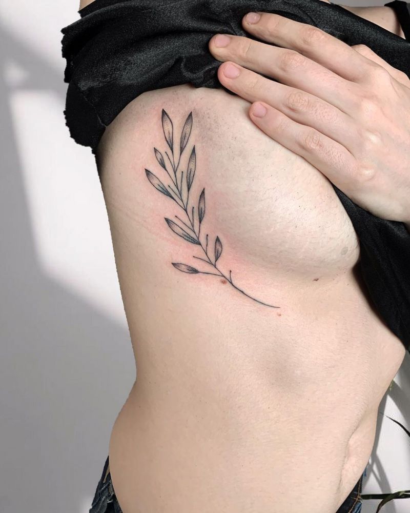 Pretty Leaf Tattoos Make You Elegant and Beautiful