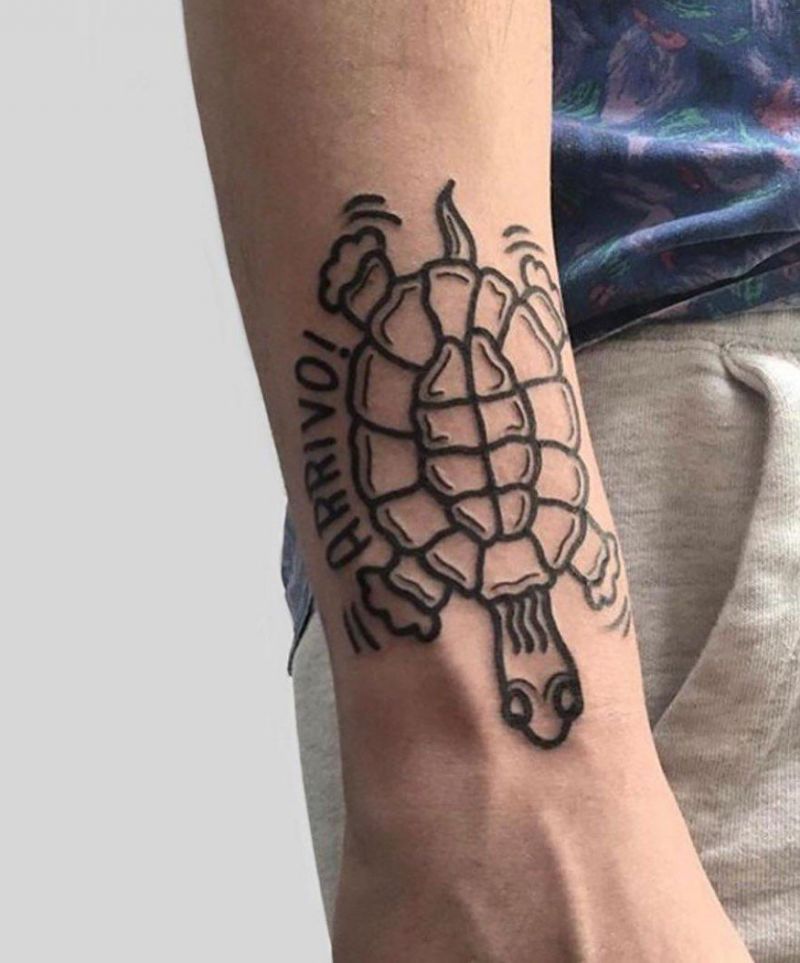 Pretty Tortoise Tattoos Hope to Bring You Luck