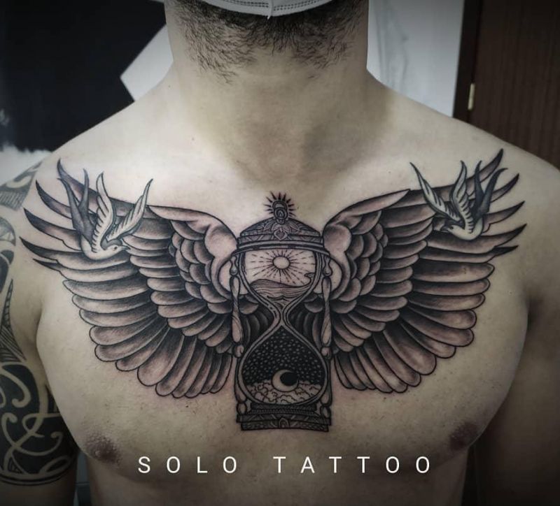 Pretty Chest Tattoos For Men to Inspire You