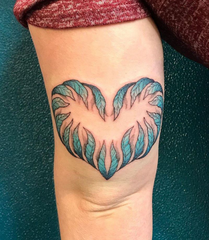 Pretty Leaf Tattoos Make You Elegant and Beautiful