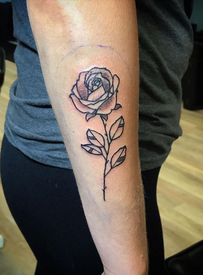 Pretty Rose Tattoos Make Your Life Full of Romance