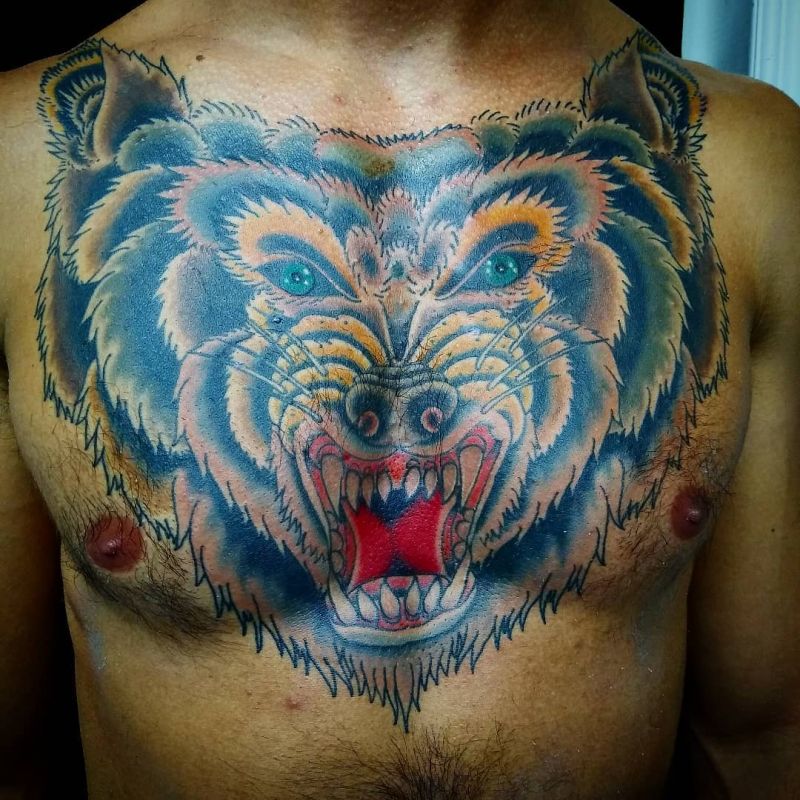 Pretty Chest Tattoos For Men to Inspire You