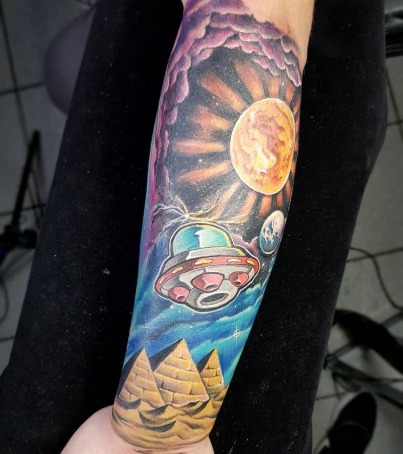 Pretty Galaxy Tattoos You Will Love