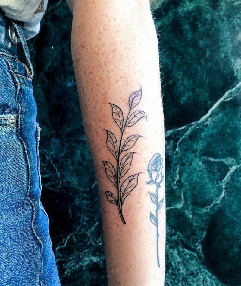 Pretty Leaf Tattoos Make You Elegant and Beautiful