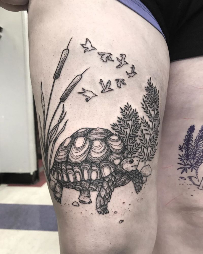 Pretty Tortoise Tattoos Hope to Bring You Luck