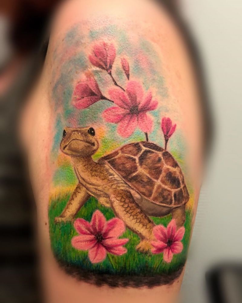 Pretty Tortoise Tattoos Hope to Bring You Luck