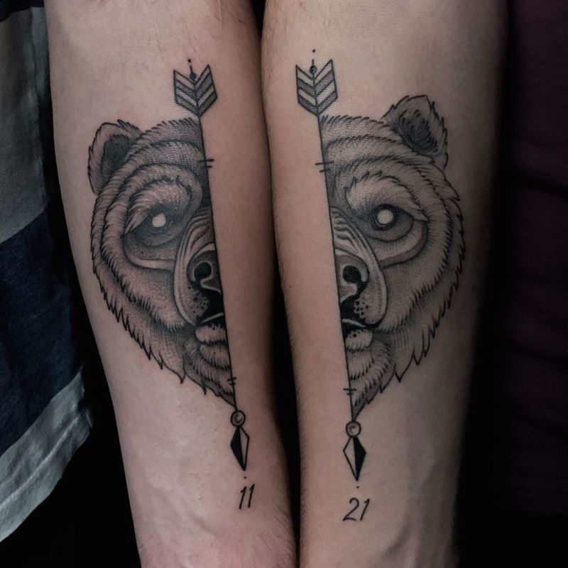 Fierce Bear Tattoos You Will Like to Try