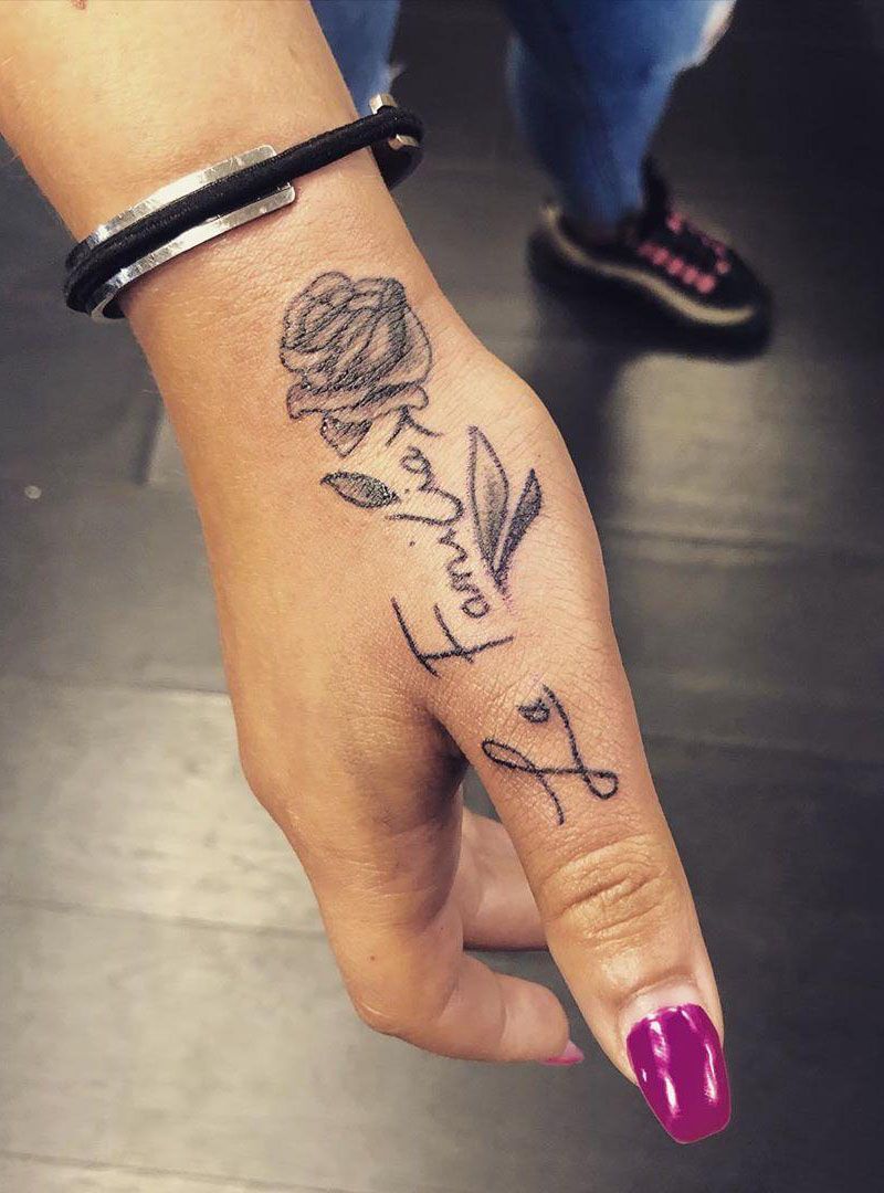 Pretty Rose Tattoos Make Your Life Full of Romance