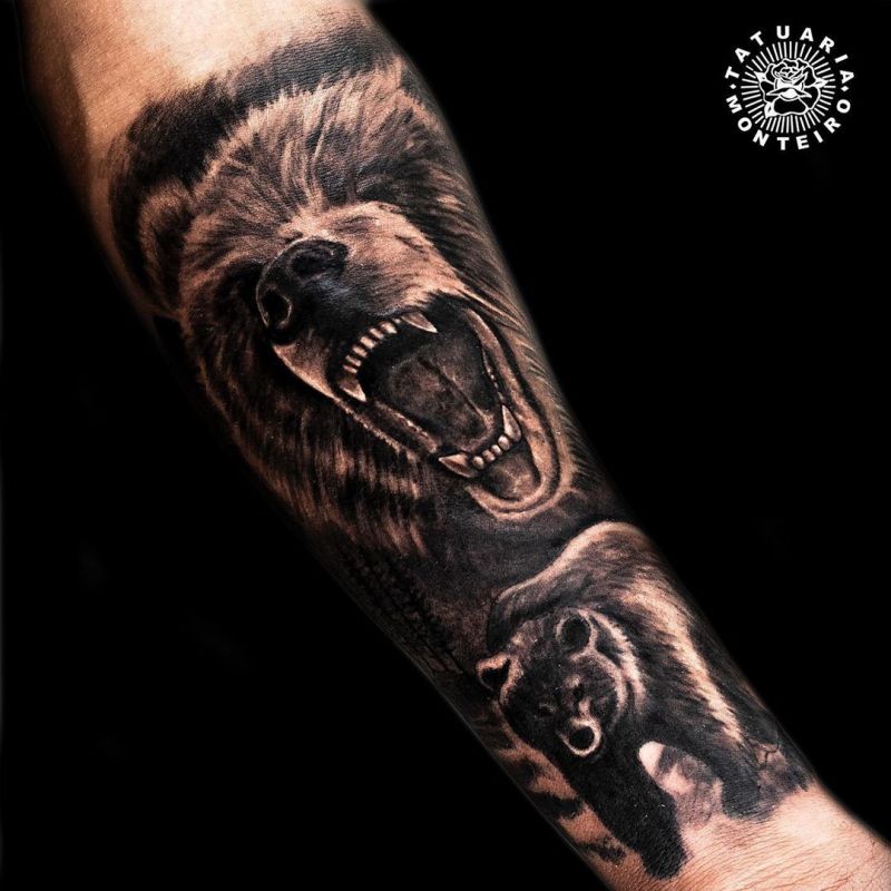 Fierce Bear Tattoos You Will Like to Try