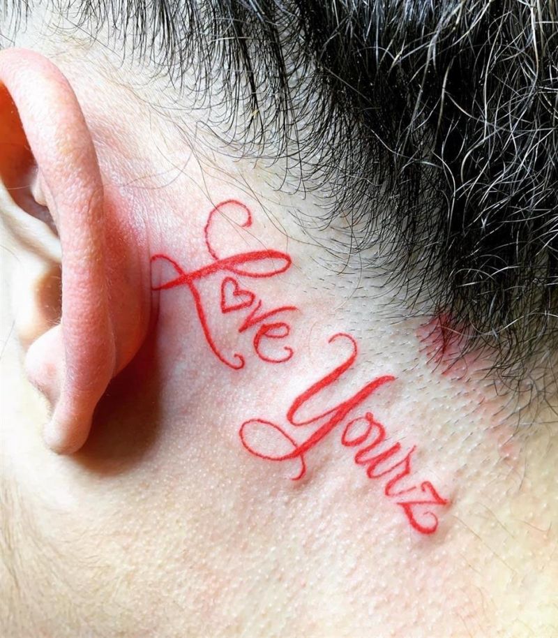 Pretty Behind the Ear Tattoos to Inspire You