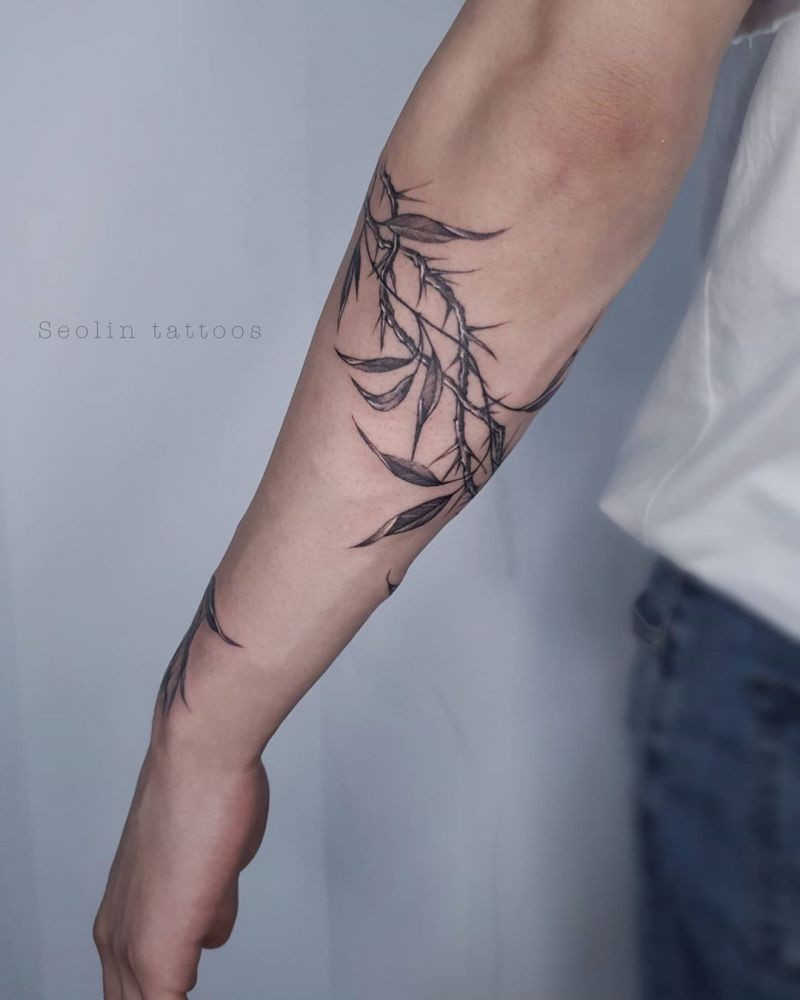 Pretty Leaf Tattoos Make You Elegant and Beautiful