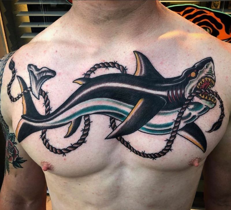 Pretty Chest Tattoos For Men to Inspire You