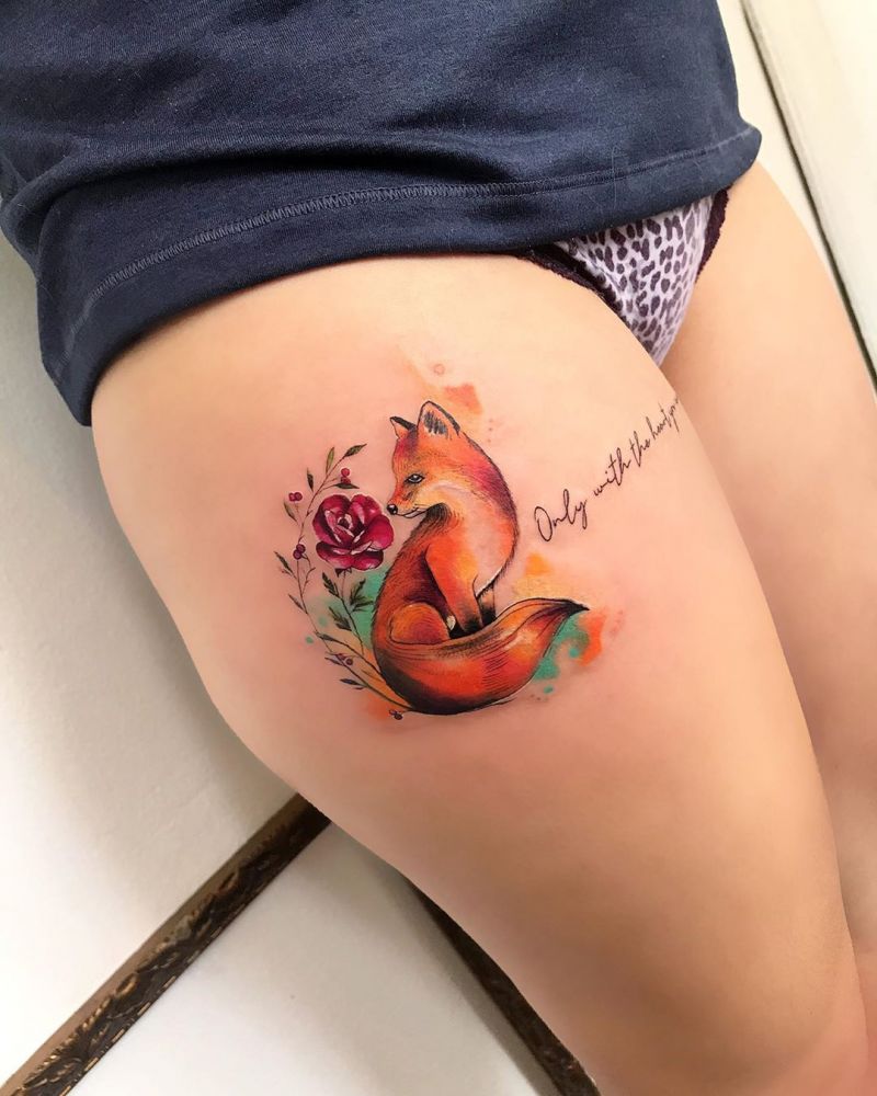 Charming Fox Tattoos Fascinate You