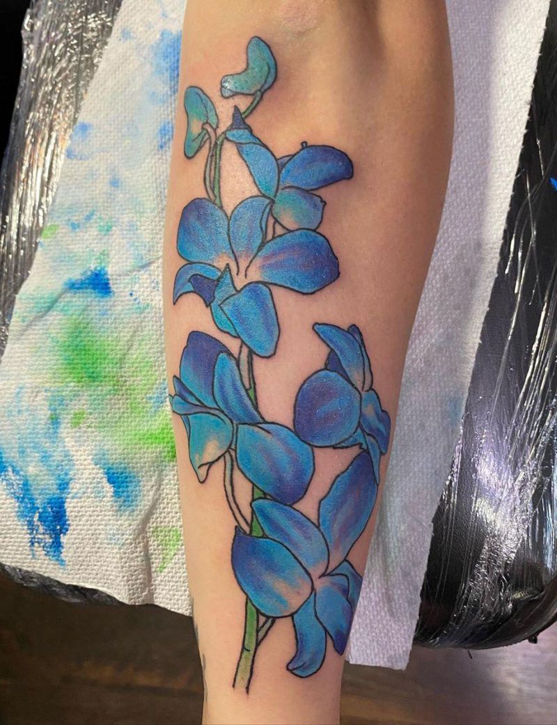 Pretty Orchid Tattoos that Can Enhance Your Temperament
