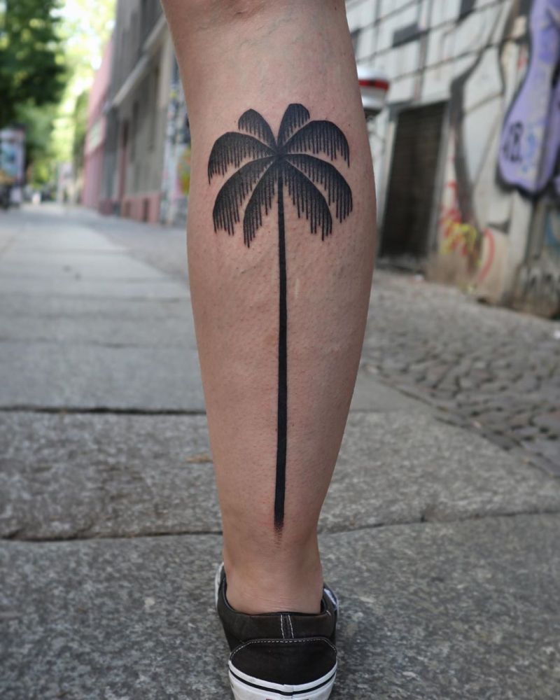 Pretty Palm Tree Tattoos will Make You Want to Try