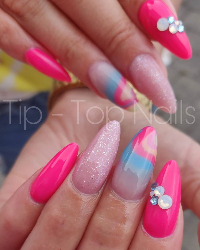 Trendy Rainbow Nail Art Designs for Summer