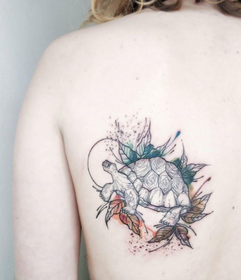 Pretty Tortoise Tattoos Hope to Bring You Luck