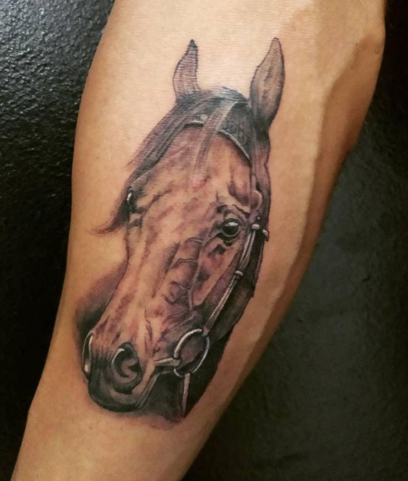 Pretty Horse Tattoos Let You March Forward Courageously