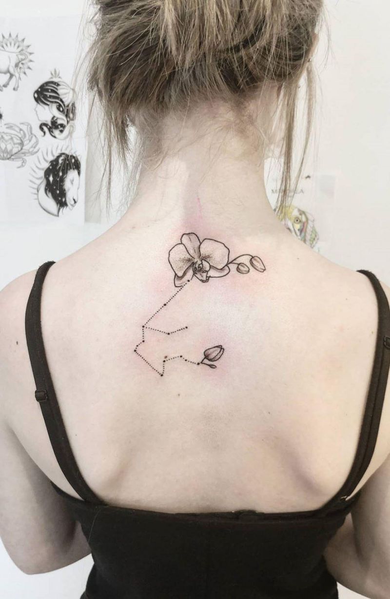 Pretty Orchid Tattoos that Can Enhance Your Temperament