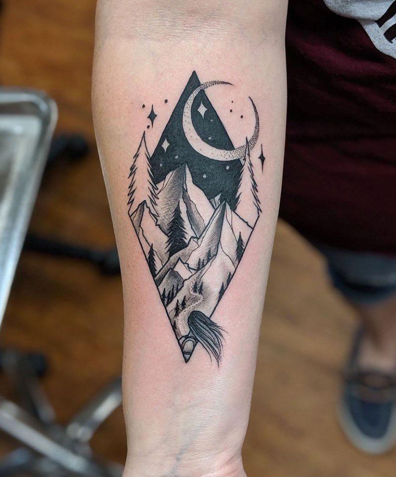 Pretty Hiking Tattoos Inspire You to Go Hiking