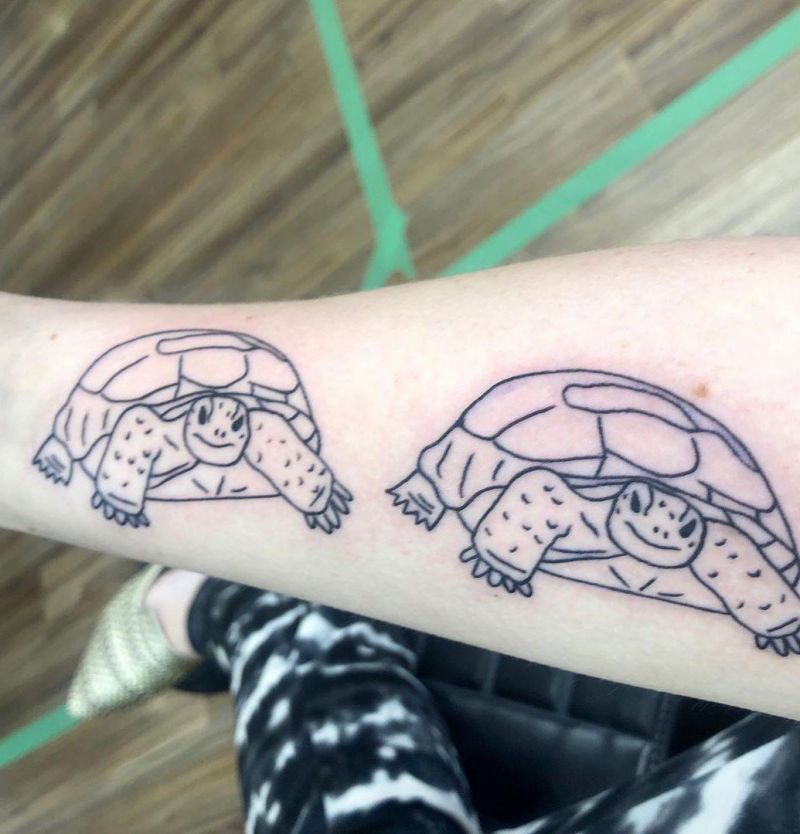 Pretty Tortoise Tattoos Hope to Bring You Luck