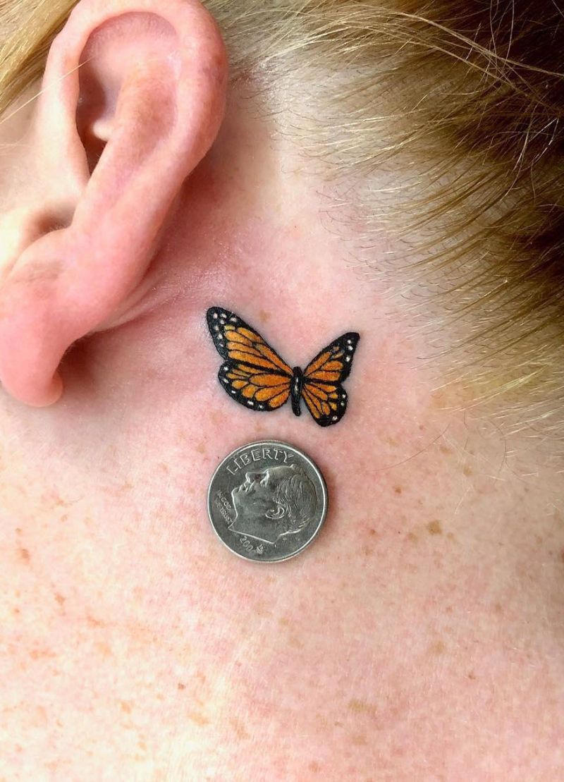 Pretty Behind the Ear Tattoos to Inspire You