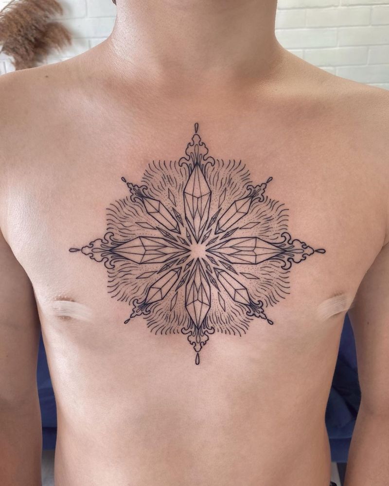 Pretty Chest Tattoos For Men to Inspire You